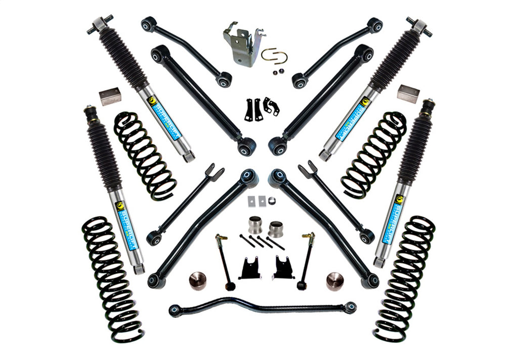 Superlift 4in. Lift Kit-07-18 Wrangler JK-4-door-w/Reflex Ctrl Arms/Bilstein Shocks K997B