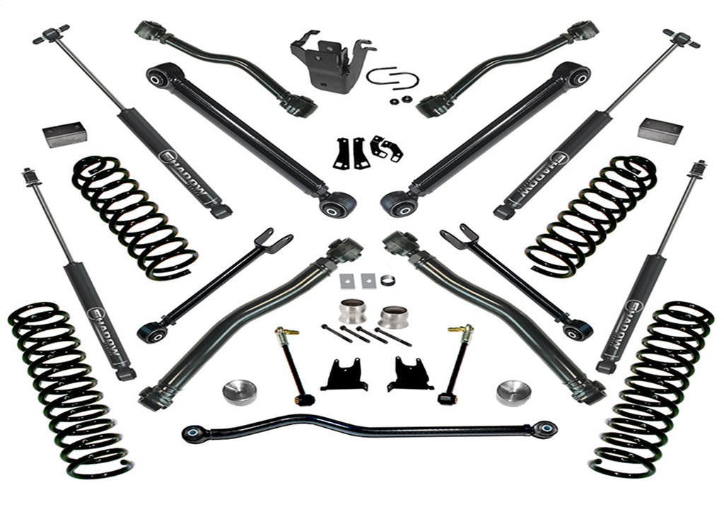 Superlift 4in. Lift Kit-07-18 Wrangler JK-4-door-w/Reflex Ctrl Arms/SL Shocks K997