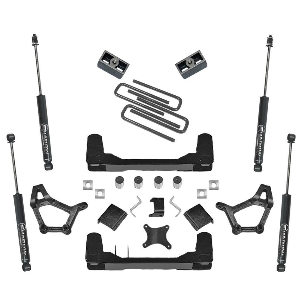 Superlift 4in.-5in. Adj Lift Kit-86-95 Toy PU/4Run (EXC 89-95 Shrt Std Cab) 4WD w SL Shock K306