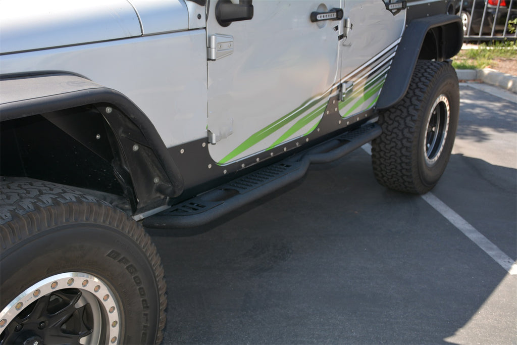 DV8 Offroad Rock Sliders - SRSOTB-06