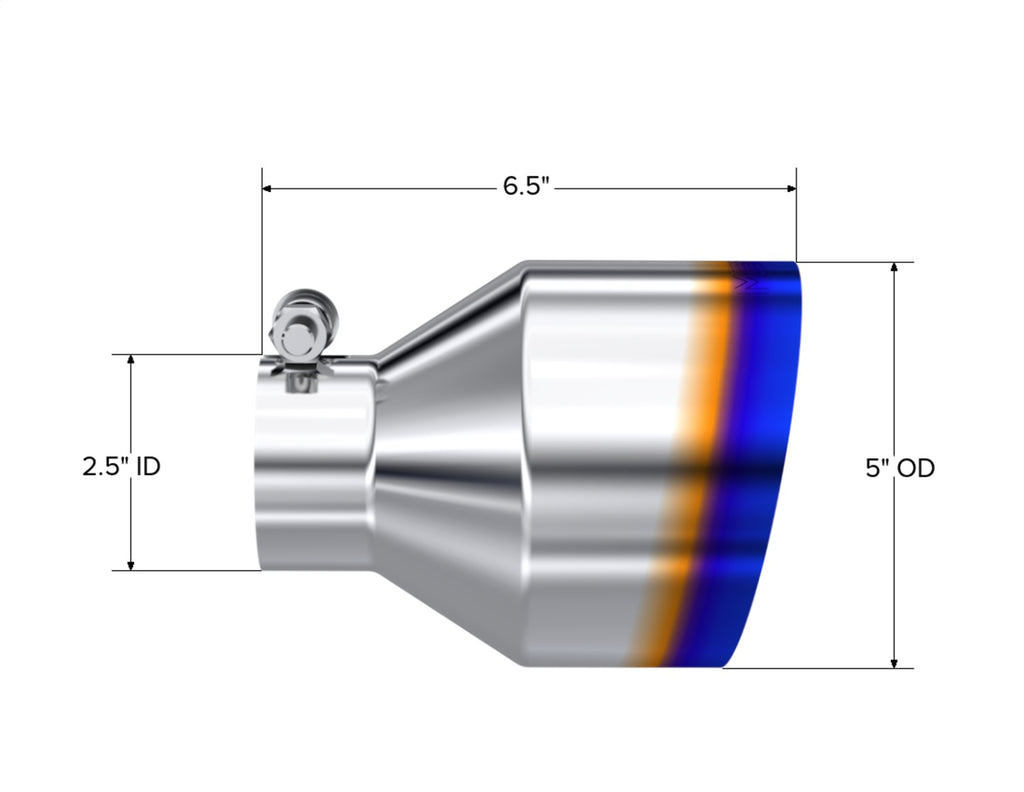 MBRP Exhaust Armor Pro Burnt End Tip T5190BE