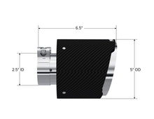 Load image into Gallery viewer, MBRP Exhaust Carbon Fiber Exhaust Tip T5190CF