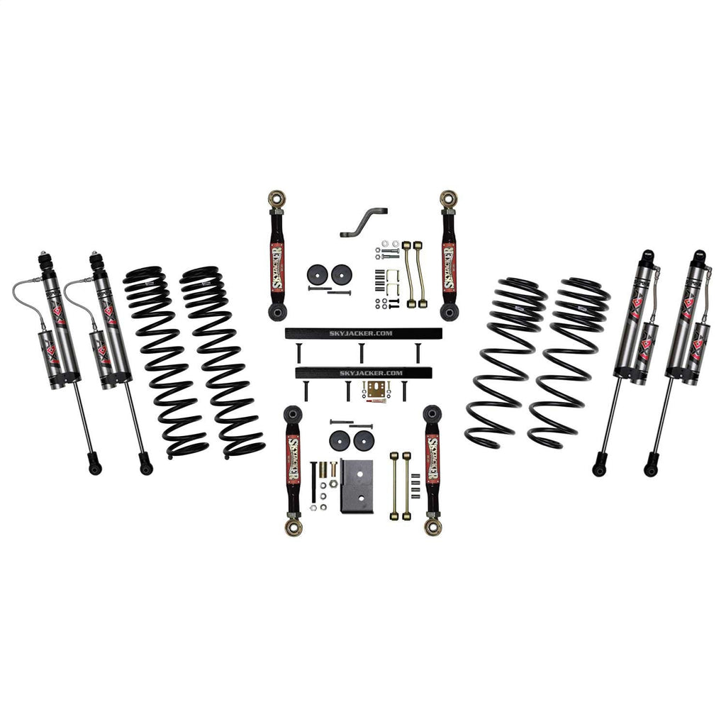 Skyjacker 4 in. Suspension Lift System With ADX 2.0 Remote Reservoir Shocks. TJ403BKXLTX
