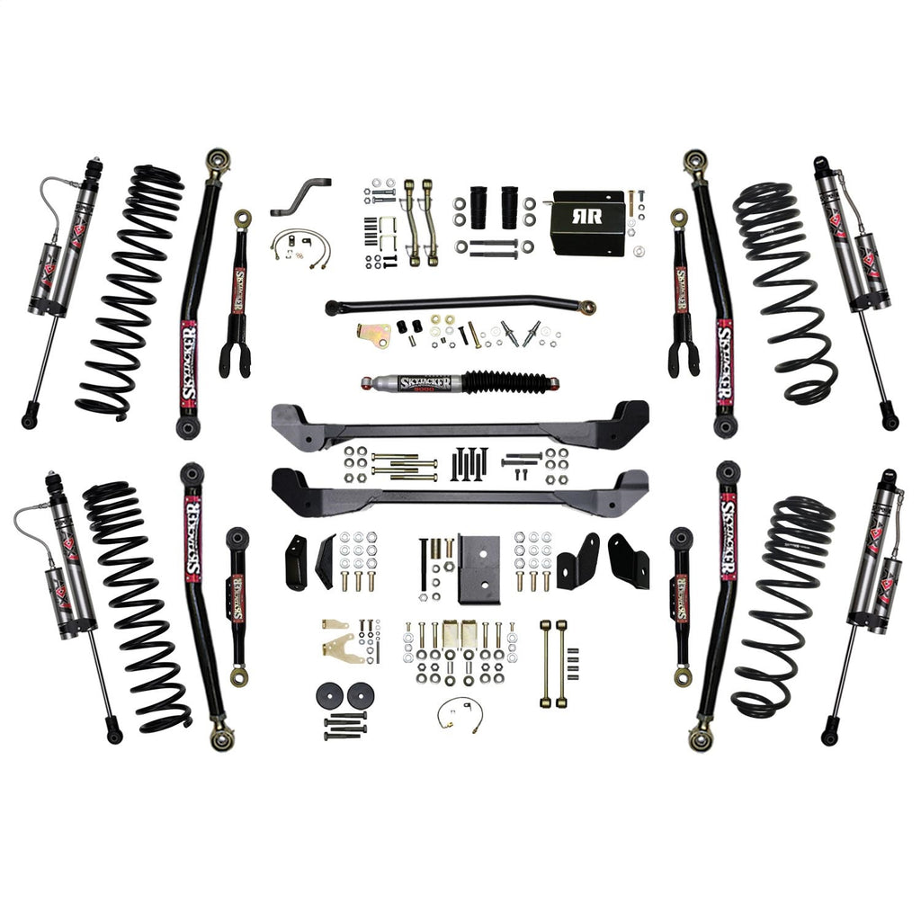 Skyjacker 6 in. Suspension Lift System With ADX 2.0 Remote Reservoir Shocks. TJ60RR2LTK-X