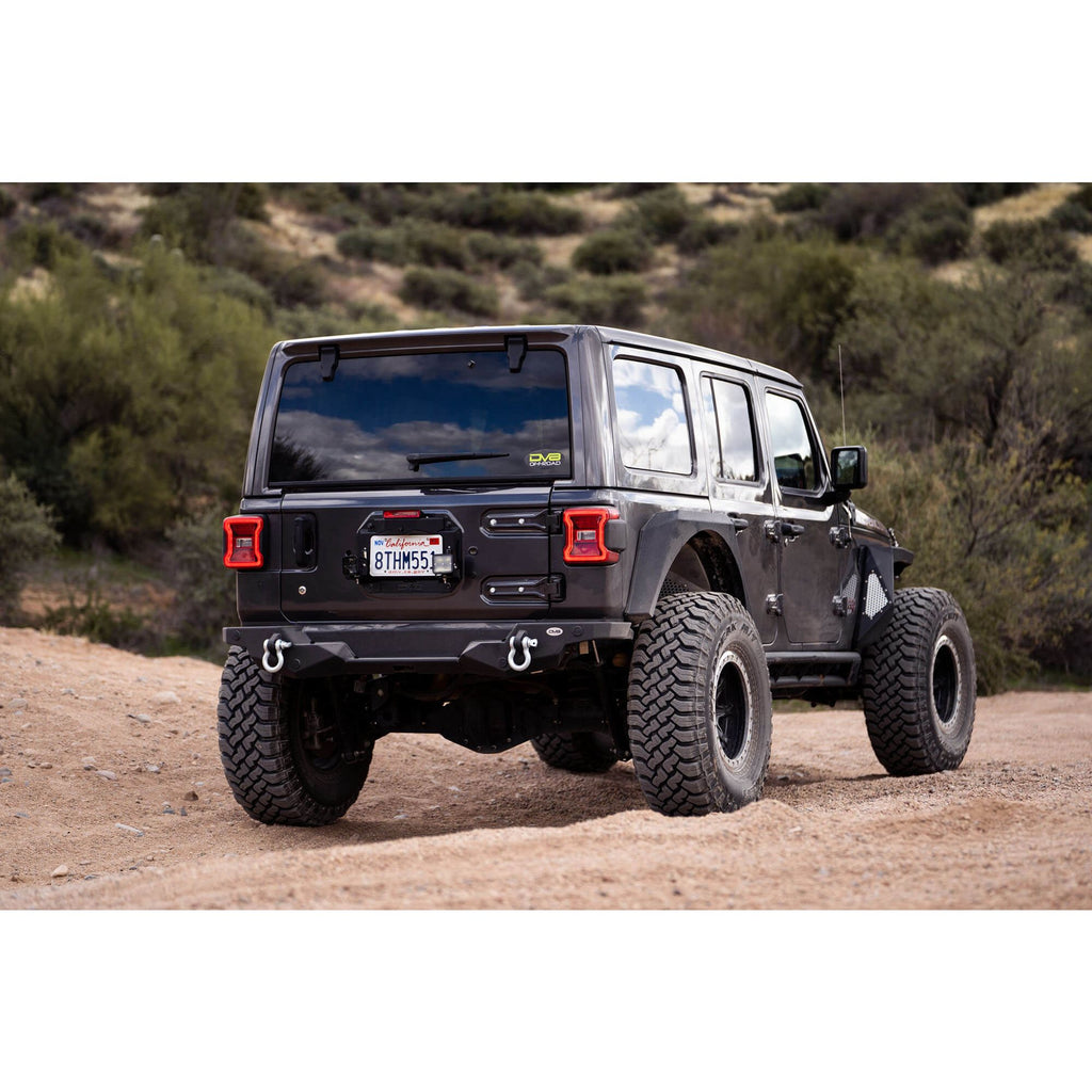 2018-22 Jeep Wrangler JL Spare Tire Delete With Light Mounts