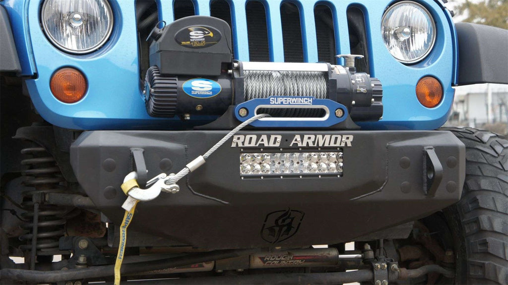 Road Armor Stealth Stubby Winch Front Bumper 509R0B