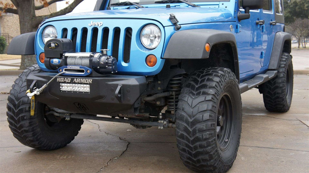 Road Armor Stealth Stubby Winch Front Bumper 509R0B