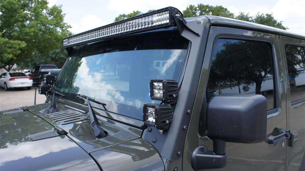 Road Armor Defender Light Bar Mounts JK50D2B