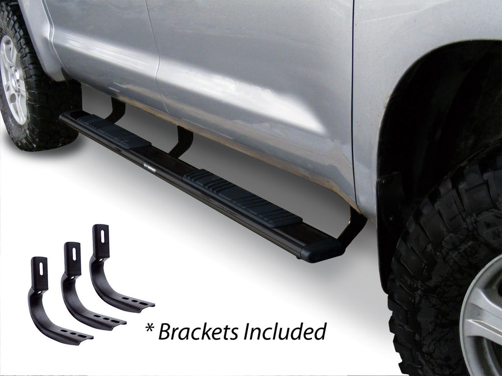 Big Country Truck Accessories 395269800 - 5 WIDESIDER Platinum Side Bars With Mounting Bracket Kit - Textured Black