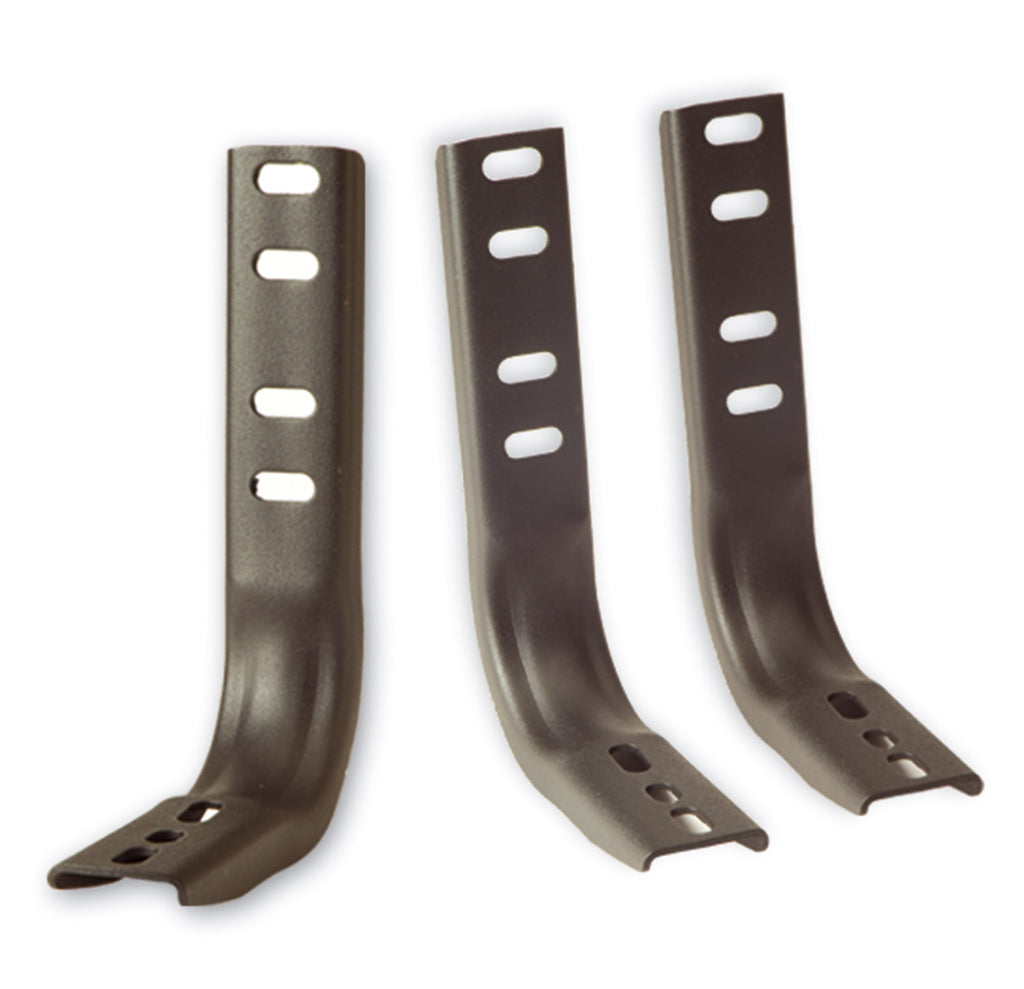 Big Country Truck Accessories 391695 - Brackets for 4, 5 & 6 WIDESIDER Bars - Cab Length - Textured Black