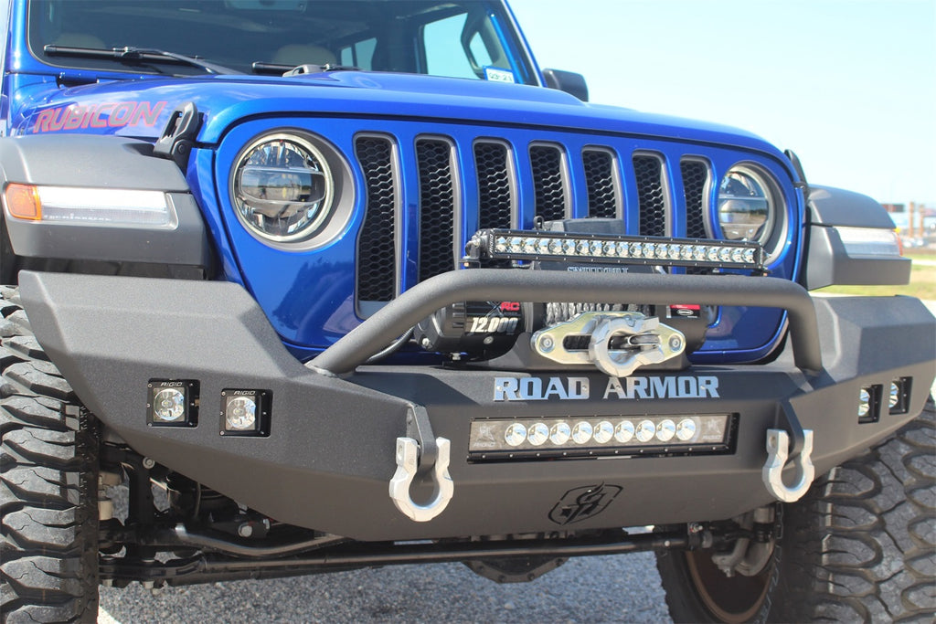 Road Armor Stealth Winch Front Bumper Rubicon 5183F3B