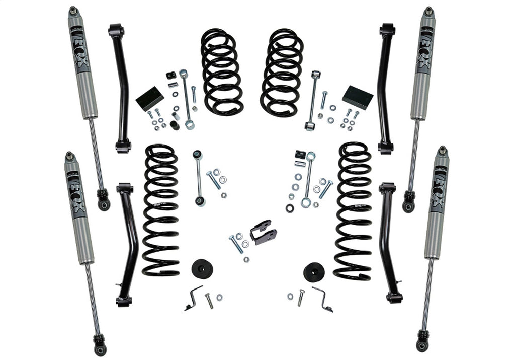 Superlift 4in. Lift Kit-18-20 Wrangler JL Unlimited-w/FOX Shocks K176F