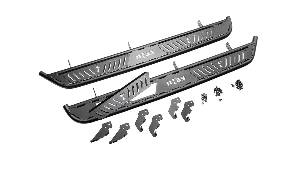 N-Fab Roan-Full Len (2 Steps)-21-23 Ford Bronco 4-Dr-TX Blk NBF214B-TX