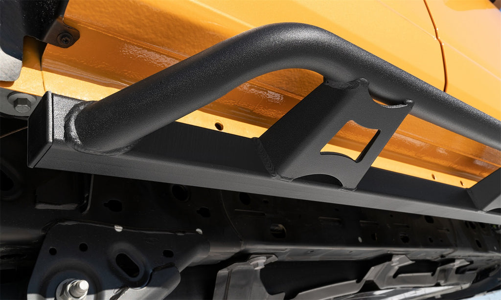 N-Fab TrailSlider-Full Len (2 Steps)-21-23 Ford Bronco 4-Dr-TX Blk TSF214B-TX
