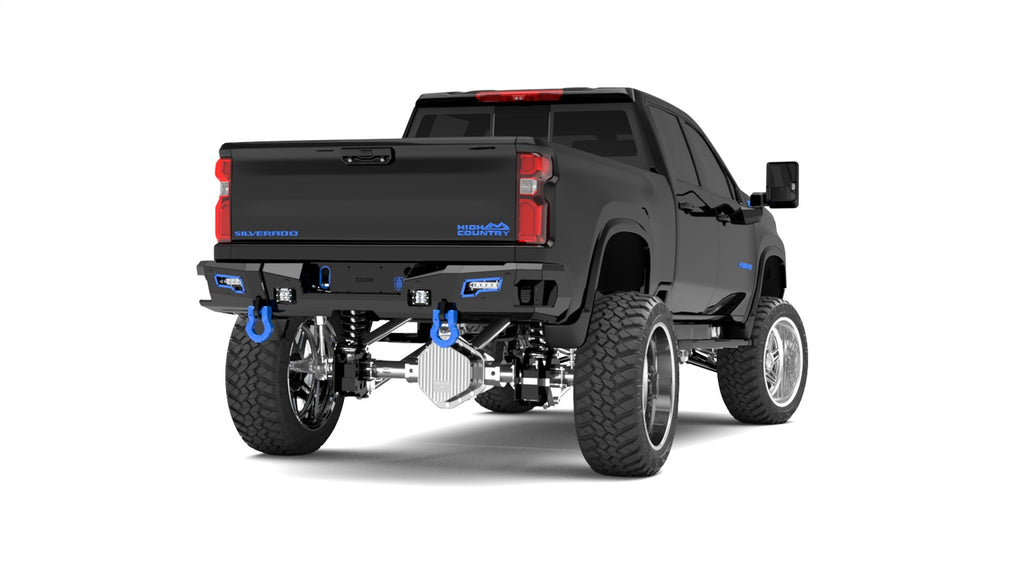 Road Armor Identity Rear Bumper Full Kit 3202DR-B0-P2-MR-BH