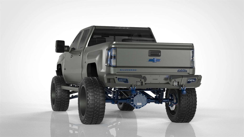 Road Armor Identity Rear Bumper Full Kit 3152DR-B0-P2-MD-BH