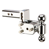 TS10033C B&W TOW AND STOW DUAL BALL 2 ADJ BALL MOUNT 3 DROP/3-1/2 RISE, CHROME