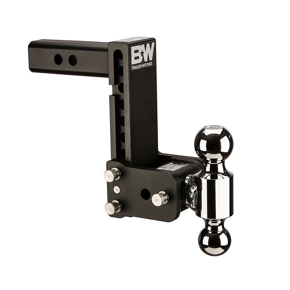 TS10040B B&W TOW AND STOW DUAL BALL 2 ADJ BALL MOUNT 7 DROP/7-1/2 RISE, BLACK